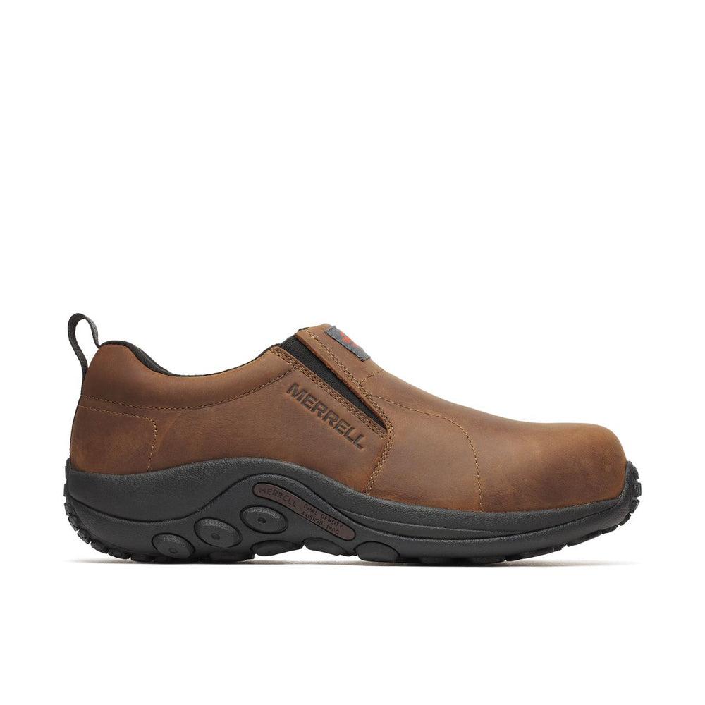 Merrell-Men - Jungle Moc Leather Hi-Vis Carbon Fiber Low Wide Width - Slip Ons
