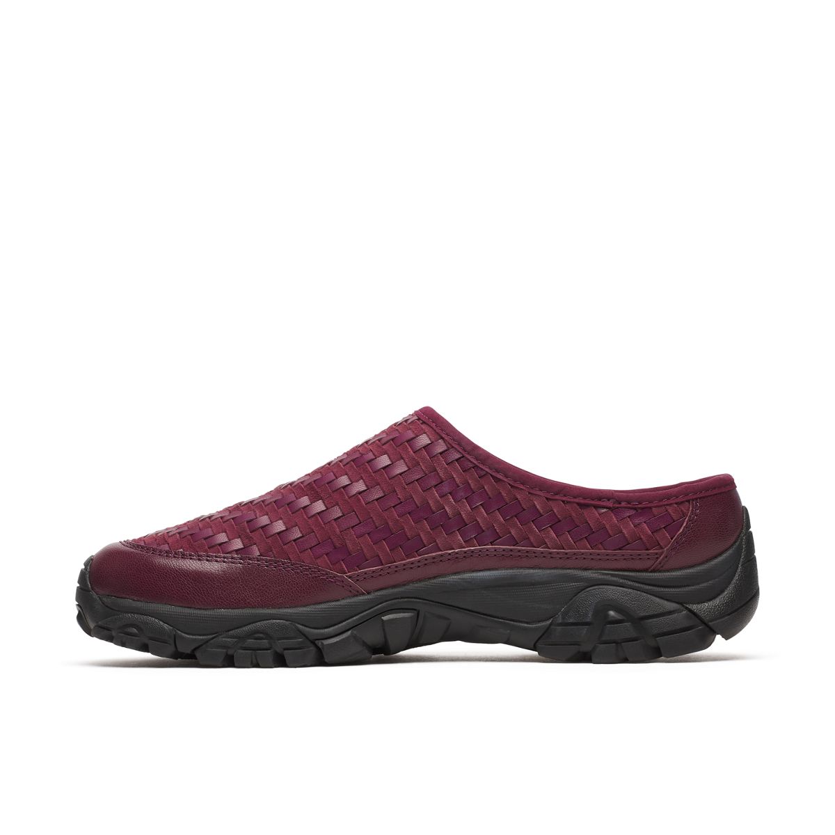 Merrell-Unisex Moab 2 Slide Leather Woven 1TRL Casual Slip Ons