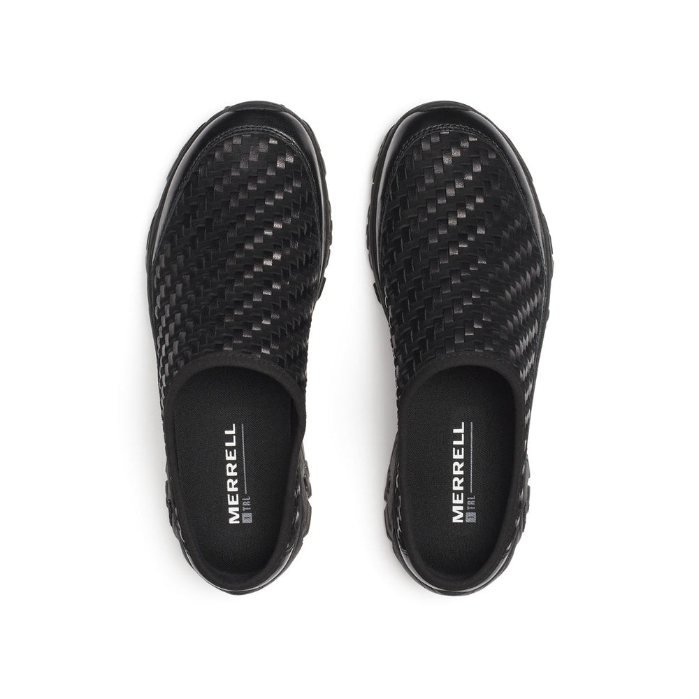 Merrell-Unisex Moab 2 Slide Leather Woven 1TRL Casual Slip Ons