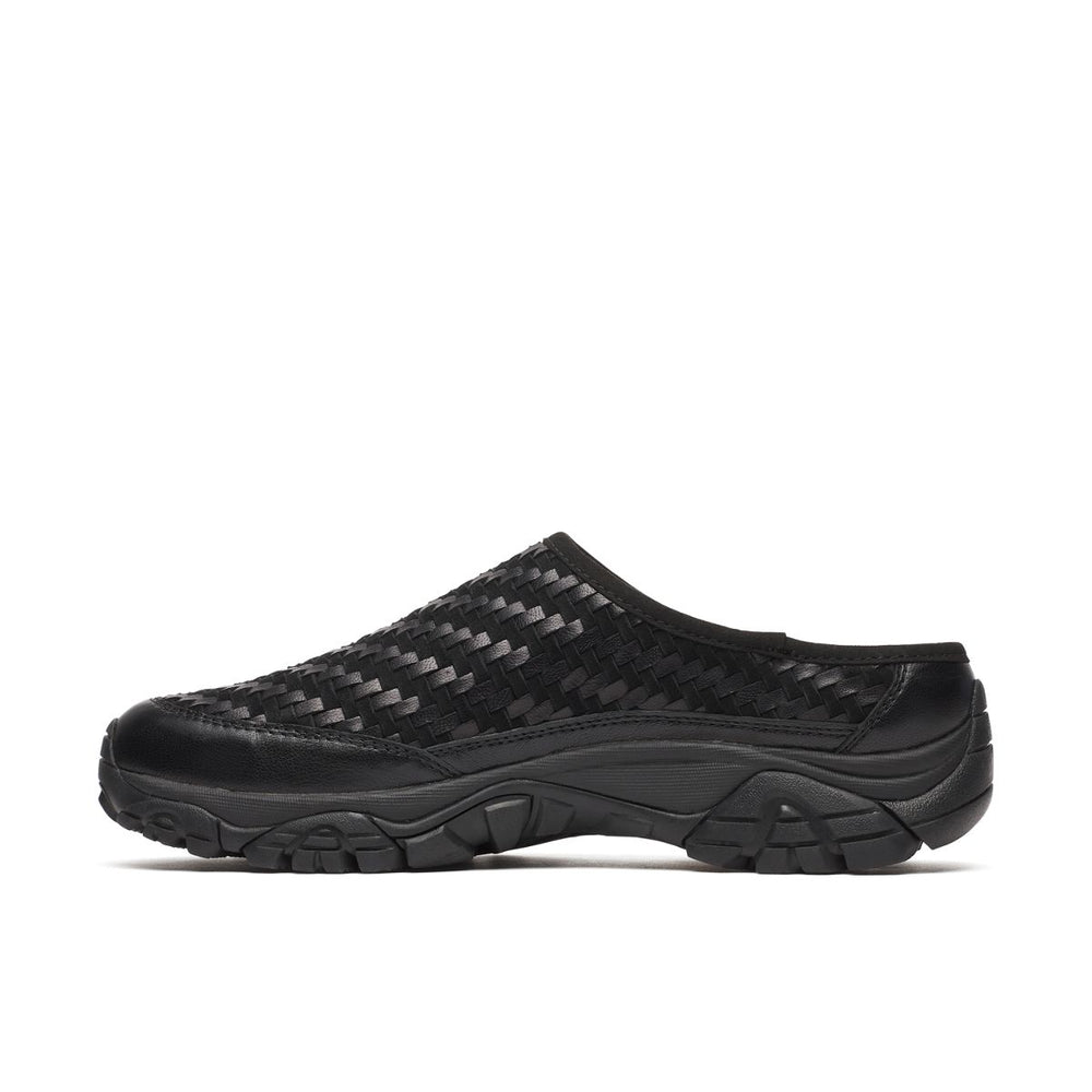 Merrell-Unisex Moab 2 Slide Leather Woven 1TRL Casual Slip Ons