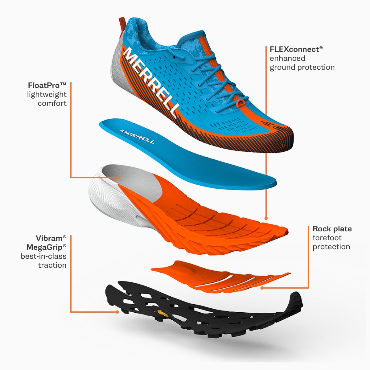 Merrell-Men's Agility Peak 5 Trail Running Shoes