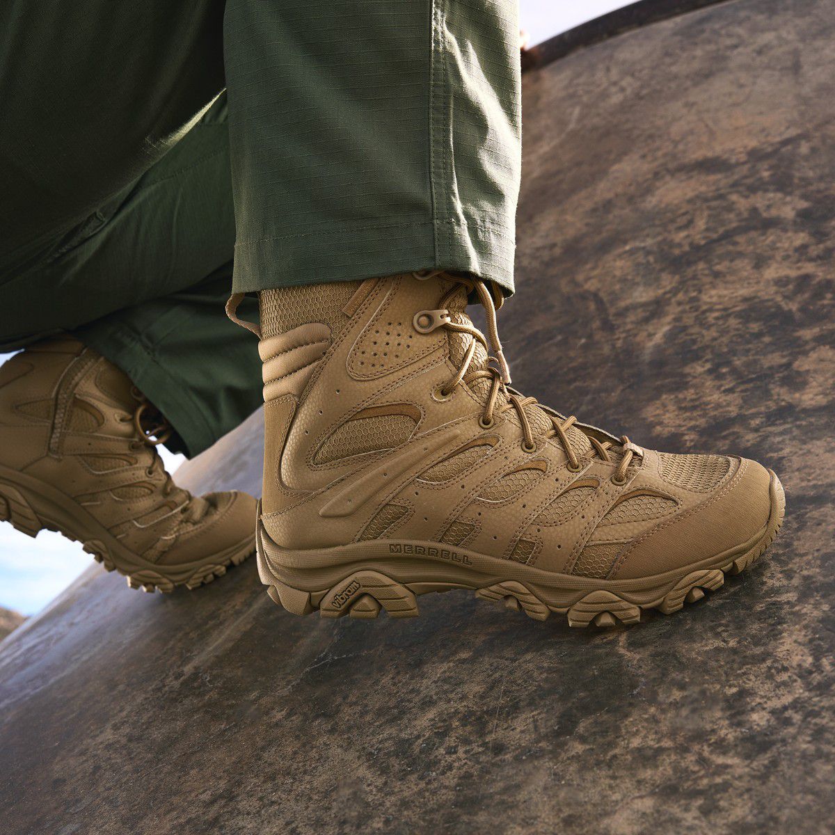 Merrell-Men's Moab 3 8" Tactical Zip Waterproof Boot