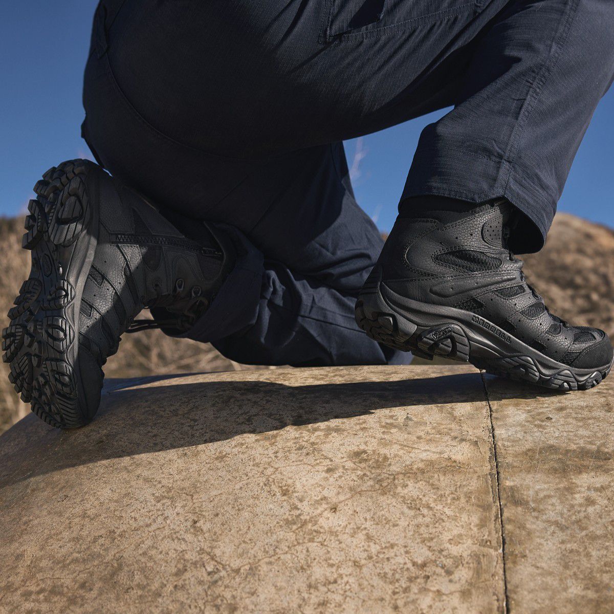 Merrell-Men's Moab 3 8" Tactical Zip Waterproof Boot