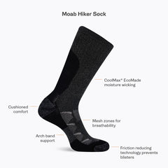 Merrell-Moab Hiker Low Cut Sock - Socks
