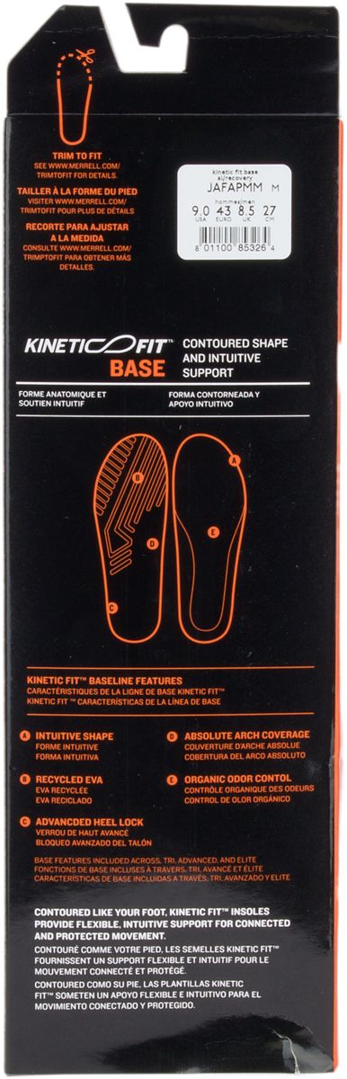Merrell-Women's Kinetic Fit Base AL Footbed  - Insoles