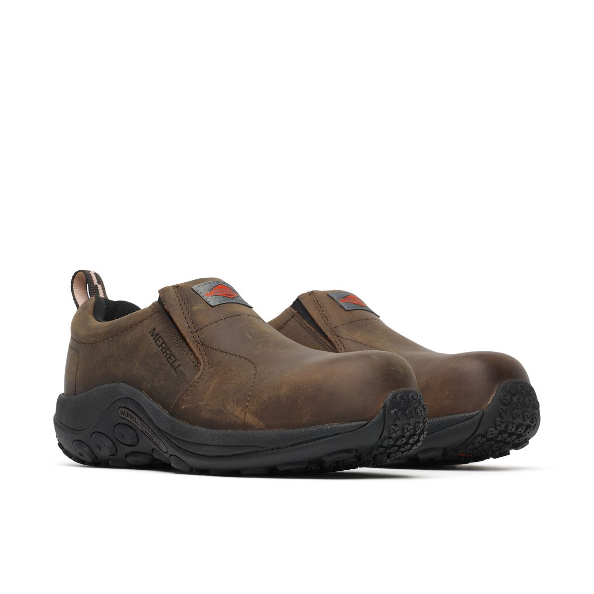 Merrell-Women Jungle Moc Leather Comp Toe Work Shoe