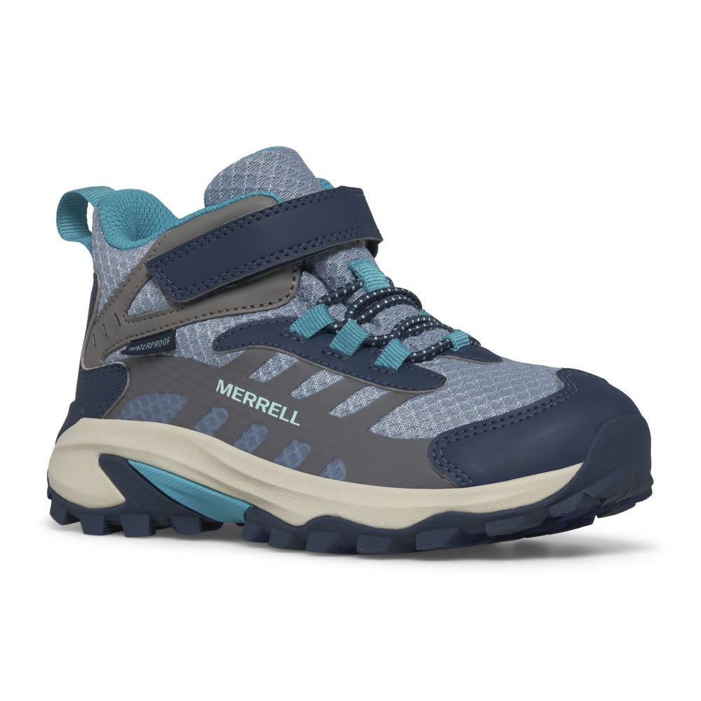 Merrell-Big Kid Moab Speed Mid 2 A/C Waterproof - Boots BK