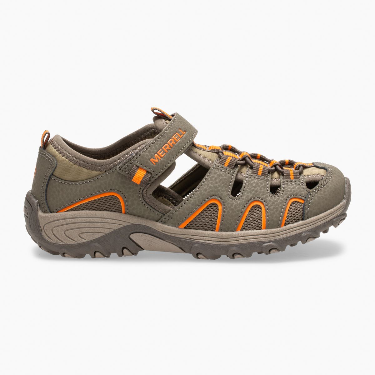 Gunsmoke/Orange,Big Kid (sizes 11-7)