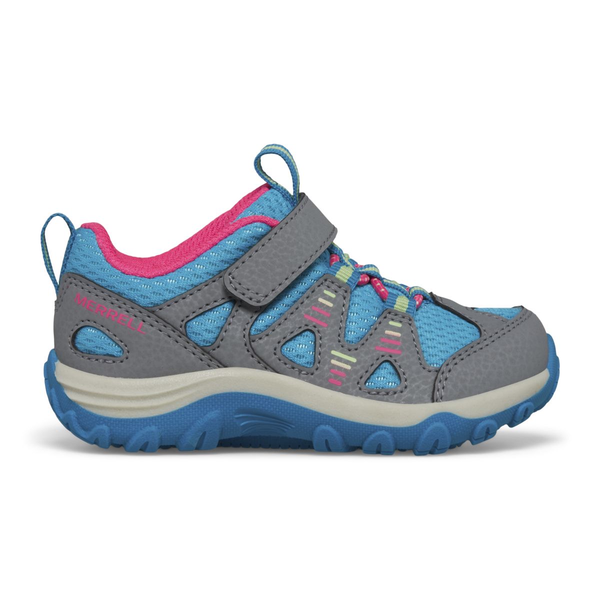 Grey/Turquoise Multi,Big Kids (size 11-7)